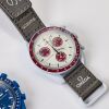 A Complete Set of Eleven OMEGA X Swatch, MoonSwatch Bio Ceramic Quartz Chronograph Wristwatches - 12