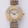 Stainless Steel /Yellow Gold, 21 Must De Cartier Quartz Wristwatch