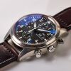 Stainless Steel, 42mm IWC Pliots Chronograph Automatic Wristwatch - 3