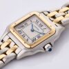 Stainless Steel / Gold, 22mm Cartier Santos Panthere Small Model Quartz Wristwatch - 3