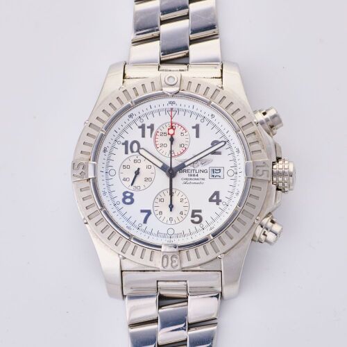 Stainless Steel, 48mm Breitling Super Avenger Chronograph Self-Winding Wristwatch
