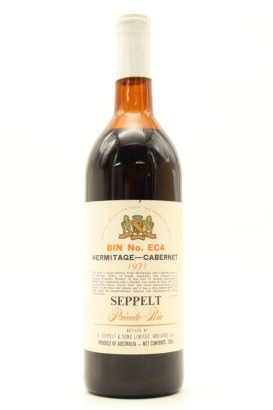 (1) 1971 Seppelt Hermitage / Cabernet Bin No. EC4, Australia (MS)