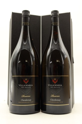 (2) 2018 Villa Maria Reserve Chardonnay, Marlborough, 1500ml (GB)