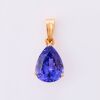 18ct Rose Gold, Modern, 3.97ct Tanzanite Pendant