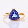 18ct Yellow Gold, Modern, 2.87ct Tanzanite Ring