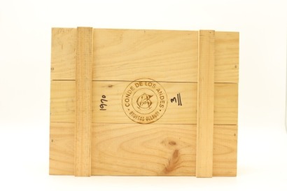 (3) 1970 Bodegas Ollauri Conde de los Andes Gran Reserva, Rioja DOCa [JR16.5]