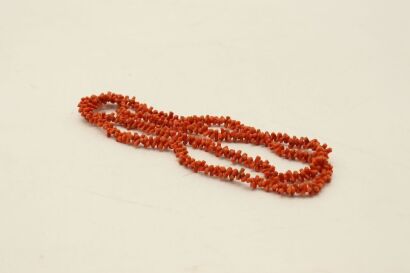 A Salmon Coral Necklace Knucklebones