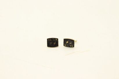 A Pair of Damascene Cufflinks