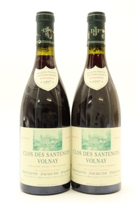 (2) 1997 Domaine Jacques Prieur Clos des Santenots Monopole, Volnay Premier Cru