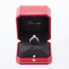Cartier, '1895' Platinum, .44ct Diamond Solitaire Ring with Box, GIA Certified - 2