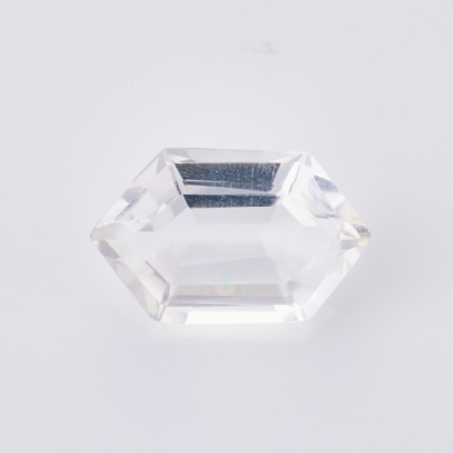 A Loose, 4.88ct, Hexagonal Cut Crystal Quartz