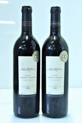 (2) 1998 Millton 'Te Arai' Merlot/Cabernet Sauvignon, Gisborne
