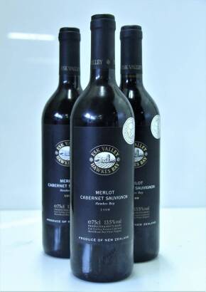(3) 1999 Esk Valley Merlot/Cabernet Sauvignon, Hawkes Bay