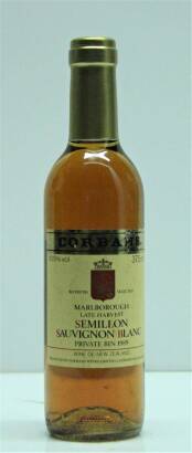 (1) 1989 Corbans Late Harvest Semillon/Sauvignon Blanc 375ml, Marlborough