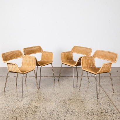 A Set of Four La Palma 'Panama' Outdoor Chairs AF