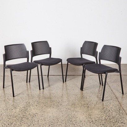 Four Paolo Scagnellato Cerantola Italy Office Chairs