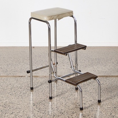 A Retro Fold Out Step Stool