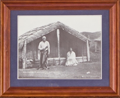 A Framed Muir & Moodie "Whitiora at Whatiwahthoe - King's Residence" Photographic Print