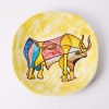 A Mid-Century Mexican Bull Ceramic Charger