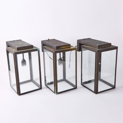 A Trio Of Portico Wall Lights By Original BTC