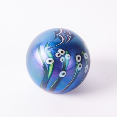 A Orient Flume Art Glass Paperweight