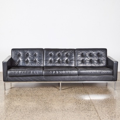 A Florence Knoll Three Seater Sofa