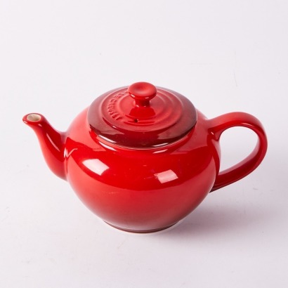 A Le Creuset Teapot