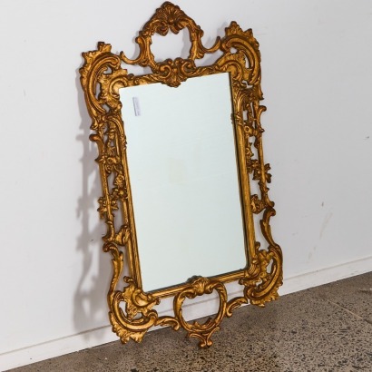 A Portrait Gilt Framed Mirror