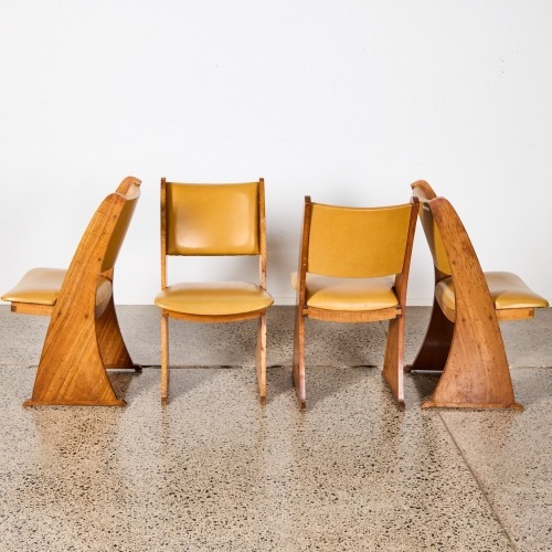 A Set Of Four Cromwell Style Chairs C1950s