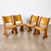 A Set Of Four Cromwell Style Chairs C1950s - 2