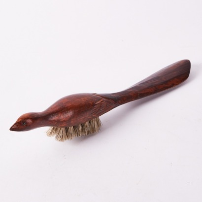 A Wood Formed Shoe Brush