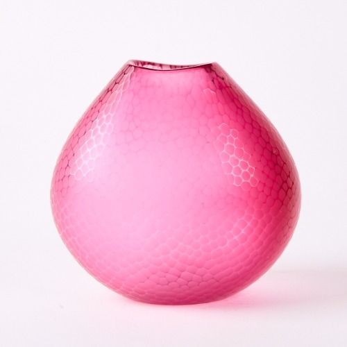 A Lyndsay Patterson Rose Battuto Vase