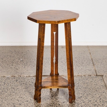 An Octagonal Arts & Crafts Side Table