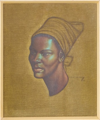 A Vintage Tretchikoff Print of African Women