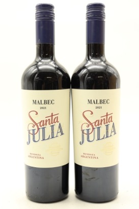 (2) 2021 Santa Julia Malbec, Mendoza