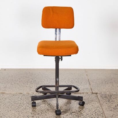 Vintage Damba Industrial Swivel Stool