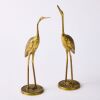 A Pair of Retro Brass Cranes