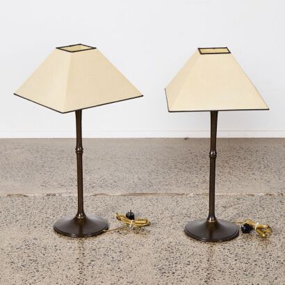 A Pair of Spanish Becara Table Lamps