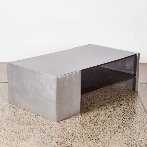 A Nicholas Obeid Metal Coffee Table
