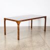 An Euga Design Milan Dark Mappa Burl Wood Dining Table