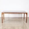 An Euga Design Milan Dark Mappa Burl Wood Dining Table - 2