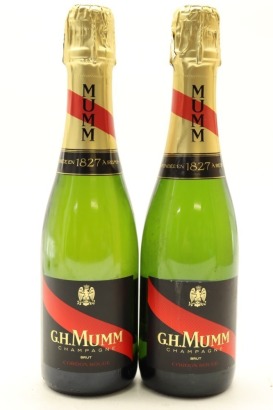 (2) G.H. Mumm Cordon Rouge Brut, Champagne, 375ml