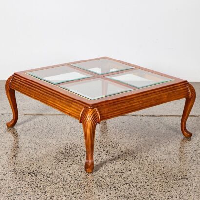 A Betty Cobonpue Style Coffee Table