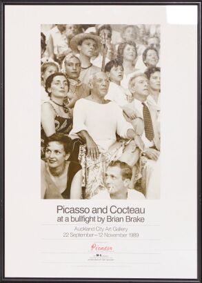 A Picasso & Cocteau at Bullfight Exhibition Poster