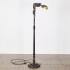 An Antique Hand Carved Hardwood Oriental Dragon Standard Lamp 1920s