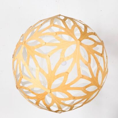 A David Trubridge Floral Pendant Light