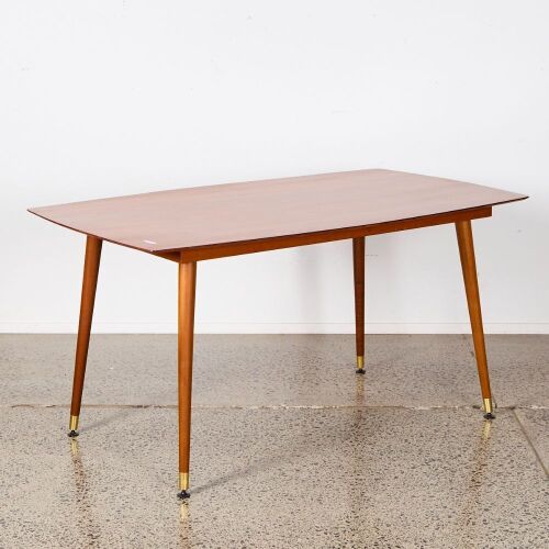 A Bob Roukema Diamond Shaped Dining Table by Jon Jansen