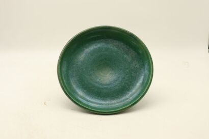 Chinese 20th Century Green Glazed Plate