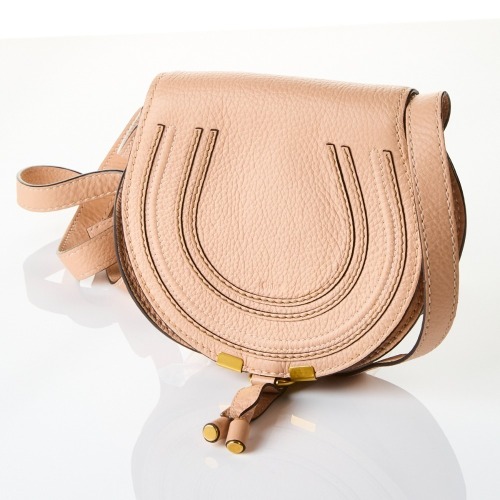 Chloe Pink Marcie Small Saddle Bag