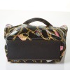 Gucci Black Multicolour Satin Gucci Charms Tote Bag - 2